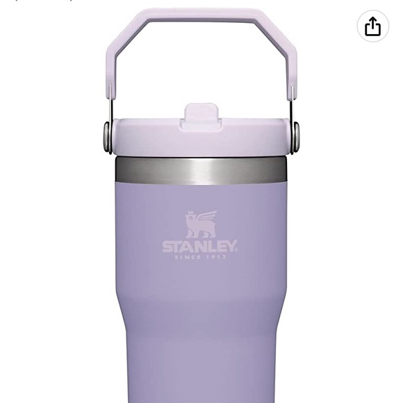 New 20oz Stanley IceFlow Stainless Steel Tumbler with Straw - Lavender NWT - Picture 1 of 6